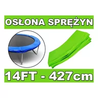 Akcesoria do trampolin - Kołnierz Ochronny Na Sprężyny Do Trampoliny 14Ft (427 Cm) Zielony - miniaturka - grafika 1