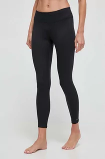 Spodnie sportowe damskie - Burton legginsy funkcyjne Midweight kolor czarny - grafika 1