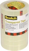Taśmy klejące - Scotch Taśma biurowa Scotch 550 19mm/66m transparentna 8 - miniaturka - grafika 1