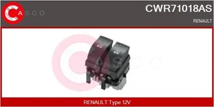 Przełącznik, podnośnik szyby Casco - Alternatory CWR71018AS - Akcesoria do układu elektrycznego - miniaturka - grafika 1
