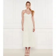 Sukienki - TWINSET Sukienka z dodatkiem lnu - miniaturka - grafika 1