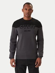 Guess Sweter M6RR20 Z4492 Szary Regular Fit - Swetry męskie - miniaturka - grafika 1