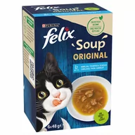 Mokra karma dla kotów - Felix Soup - Rybne smaki, 18 x 48 g - miniaturka - grafika 1