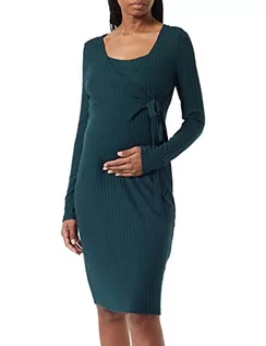 Sukienki - Noppies Maternity damska sukienka Redan Nursing Long Sleeve Green gables-P982, XXL - grafika 1