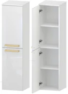 Szafki łazienkowe - Słupek Łazienkowy ATHOS 35 2D L- Uchwyt Złoty - miniaturka - grafika 1