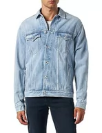 Kurtki męskie - Pepe Jeans Kurtka męska Pinners, Niebieski (denim-PF0), M - miniaturka - grafika 1