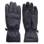 Rękawice narciarskie - Damskie Rękawice HI-TEC LADY ERIEN M000263067 – Czarny - miniaturka - grafika 1