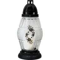 Lampiony i znicze - Znicz Z-52/C 34 cm czarny - miniaturka - grafika 1