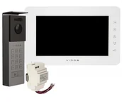 Wideodomofony - Wideodomofon Szyfratorem Vidos S12D M12W - miniaturka - grafika 1