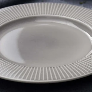 Steelite TALERZ GOURMET Z KRÓTKIM RANTEM WILLOW MIST 28,5 cm PORCELANA SZARA - Talerze - miniaturka - grafika 3