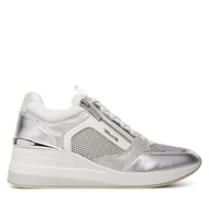 Sneakersy damskie - Sneakersy Tamaris 1-23703-41 Srebrny - miniaturka - grafika 1