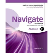 Książki do nauki języka angielskiego - Bartram Mark, Walter Catherine, Pickering Kate Navigate advanced c1 coursebook with video and oxford online skills - mamy na stanie, wyślemy natychmiast - miniaturka - grafika 1