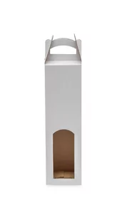 Karton na butelkę 97x97x330mm, biały - Pudełka i szkatułki - miniaturka - grafika 1