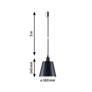 Paulmann Plug & Shine lampa wisząca LED Kofia E14, aluminium - Systemy inteligentnych domów - miniaturka - grafika 1