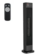 Ogrzewanie przenośne - Termowentylator z pilotem, obrotowy, 2000 W, 76,5 cm, czarny, NTH20-22GR, Midea - miniaturka - grafika 1