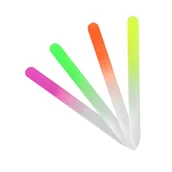 Ozdoby do paznokci - TOOLS FOR BEAUTY TOOLS FOR BEAUTY Szklany pilnik do paznokci z kolorowym nadrukiem 0000056228 - miniaturka - grafika 1