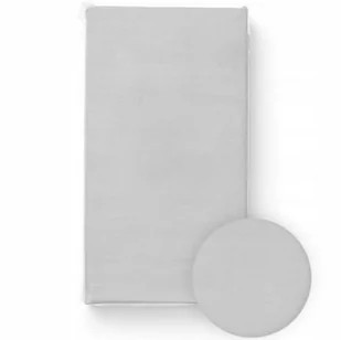 Bocioland Prześcieradło Jersey 60x120cm Jasny Szary 0519 - Prześcieradła dla dzieci - miniaturka - grafika 1