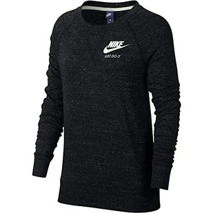 NIKE Damska koszulka z długim rękawem W Nsw Gym Vntg Crew - czarny/żagiel 2XL - Koszulki i topy damskie - miniaturka - grafika 1