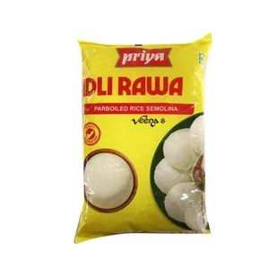 Ryż podgotowany Pasraboiled Rice Semolina Idli Rawa Priya 1kg - Szybkie dania obiadowe - miniaturka - grafika 1