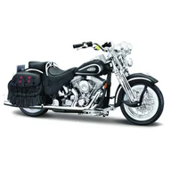 Samochody i pojazdy dla dzieci - MAISTO HD 1999 FLSTS HER.SOFT. CZARNY 1/18 , HIT, OREZENT, REEDYCJA KLASYKA - miniaturka - grafika 1