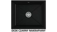 Zlewozmywaki - Exclusive Of Style Zlew Podblatowy Desk Czarny Nakrapiany - miniaturka - grafika 1