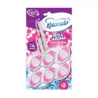Kolorado Kolorado Kostka toaletowa kolorado Roll Aroma Exotic Flowers 2x51g - Inne artykuły czyszczące - miniaturka - grafika 1
