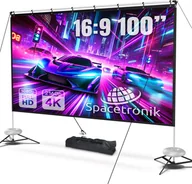 Ekrany projekcyjne - Przenośny ekran projekcyjny 100'' 4K  Spacetronik-Przenośny ekran projekcyjny 100'' 4K  Spacetronik - miniaturka - grafika 1