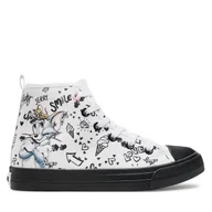 Buty dla dziewczynek - Trampki Tom & Jerry CS-SS24-122WBTJ Biały - miniaturka - grafika 1