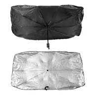 Akcesoria motoryzacyjne - Parasol - osłona do samochodu przeciwsłoneczna 140x79cm - miniaturka - grafika 1