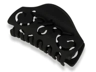 Ozdoby do włosów - Orientana, Klamra spinka do włosów podwójna czarna flores - miniaturka - grafika 1