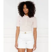 Koszulki i topy damskie - Tommy Hilfiger Polo TIPPING | Slim Fit - miniaturka - grafika 1