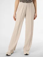 Spodnie damskie - Marc O'Polo Spodnie Kobiety Satyna beżowy|szary jednolity, 34 - miniaturka - grafika 1