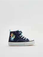 Buciki dla niemowląt - Reserved - Bawełniane trampki Bluey - granatowy - miniaturka - grafika 1