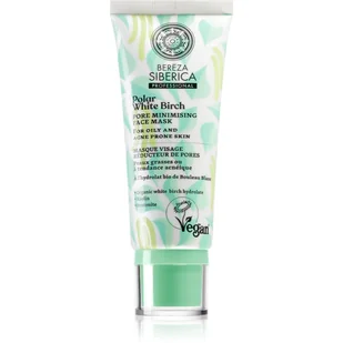 Siberica Natural Siberian TOOTHPASTE Wegańska zwężająca pory maska do twarzy do skóry tłustej oraz z tendencją do powstawania trądziku 100ml Bereza - Maseczki do twarzy - miniaturka - grafika 1