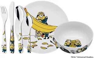 Zestaw naczyń i sztućców dla dzieci Minionki WMF - Sztućce dla dzieci - miniaturka - grafika 1