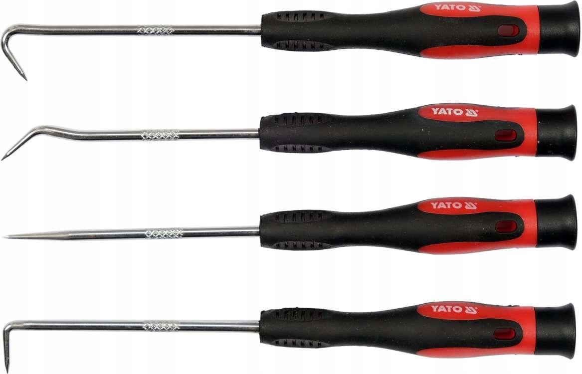 YATO Haczyki z rękojeścią, kpl. 4 szt.
