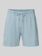 Spodenki męskie - Szorty o kroju regular fit z wyhaftowanym logo - miniaturka - grafika 1