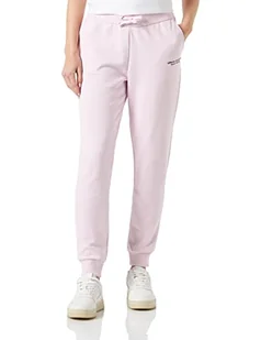 Armani Exchange Damskie spodnie Essential Comfort Fit, zakończenia nogawek, z boku, przedłużone logo, niebieskie spodnie, iluzja, XL - Spodnie damskie - miniaturka - grafika 1