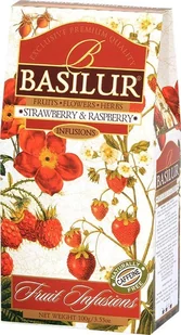 Basilur Herbata owocowa Basilur Strawberry Raspberry 100g - Herbata - miniaturka - grafika 1