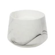 Świece - Intesi Świeca zapachowa Marble L biała - miniaturka - grafika 1