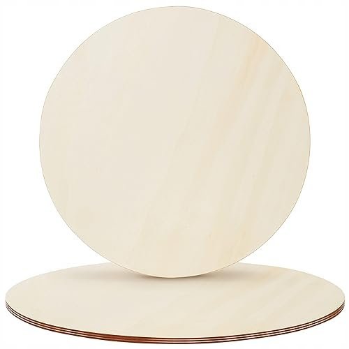 PAK NIEDOKOŃCZONYCH DREWNIANYCH KÓŁEK 45 CM / 18 CALI DREWNIANE OKRĄGŁE