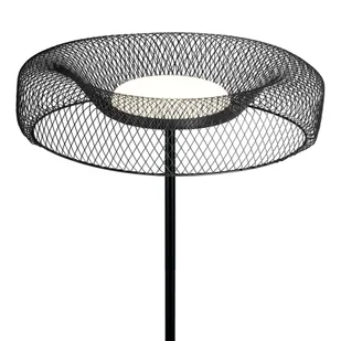Lampa stojąca Decor Mesh Floor 18.5W 3000K Czarna - Lampy stojące - miniaturka - grafika 1