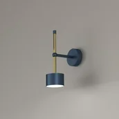 Lampy ścienne - Milagro Kinkiet ARENA BLUE/GOLD 1xGX53 MLP7771 - miniaturka - grafika 1
