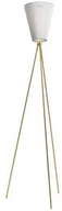 Lampy stojące - Northern - Oslo Wood Lampa Podłogowa Złoto/Biała Northern - miniaturka - grafika 1