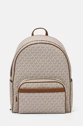 MICHAEL Michael Kors plecak damski kolor beżowy duży wzorzysty