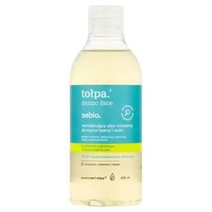 Tołpa Dermo Face Sebio oczyszczający płyn micelarny do skóry z niedoskonałościami Hypoallergenic 200 ml - Płyny micelarne - miniaturka - grafika 3
