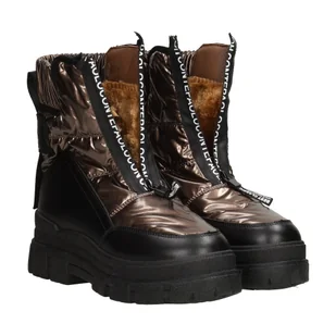 Złote zimowe śniegowce, botki damskie Vinceza 34584 - Botki damskie - miniaturka - grafika 1