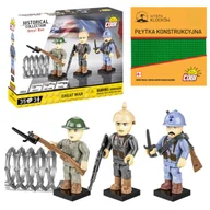 Klocki - Cobi 2056 FIGURKI Wielka wojna HC GREAT WAR  35 EL. + PŁYTKA - miniaturka - grafika 1