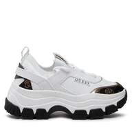 Sneakersy damskie - Sneakersy Guess Braydin FL8BYD SMF12 Biały - miniaturka - grafika 1