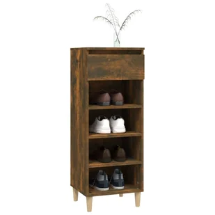 Lumarko Półka na buty, przydymiony dąb, 40x36x105 cm - Szafki na buty - miniaturka - grafika 9